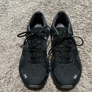 ON Cloud X's Athletic Shoes, All Black, W7